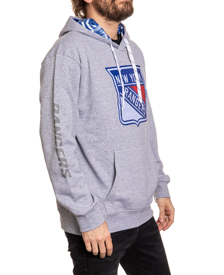 Calhoun Surf and Skate NHL New York Rangers Palm hoodie