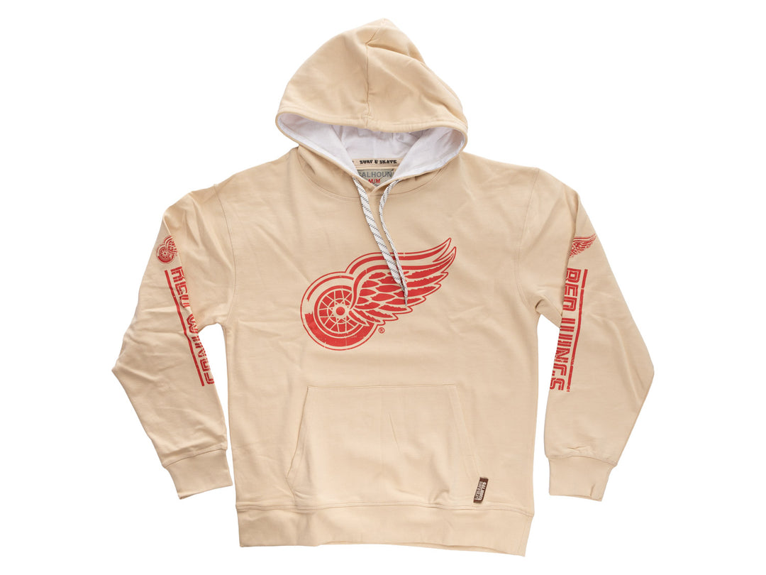 Official Licensed NHL Detroit Red Wings Vintage Vibes Hoodie