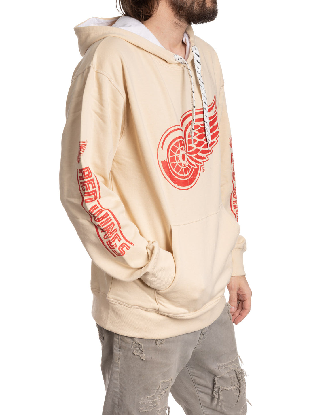 Official Licensed NHL Detroit Red Wings Vintage Vibes Hoodie