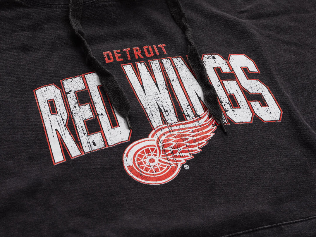 Official NHL licensed Detroit Red Wings Unisex Acid Wash Hoodie