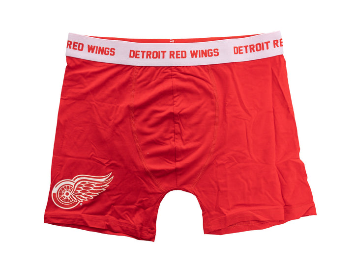 Official NHL Detroit Red Wings Bamboo Boxer Briefs 2pk