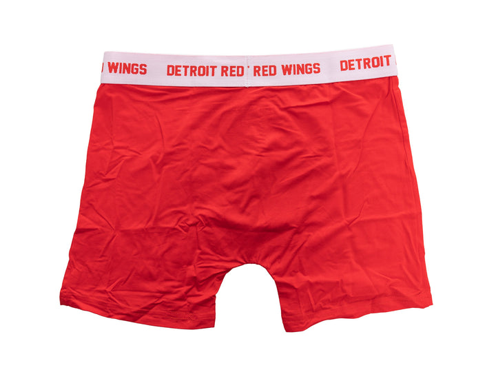 Official NHL Detroit Red Wings Bamboo Boxer Briefs 2pk