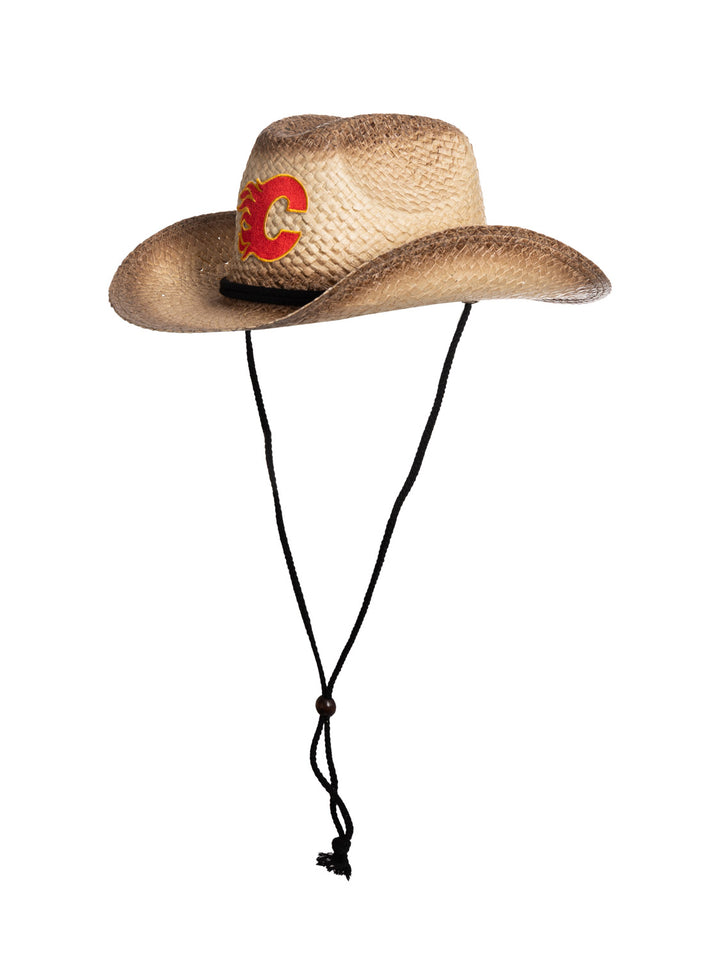 Official Licensed NHL Calgary Flames Cowboy Hat