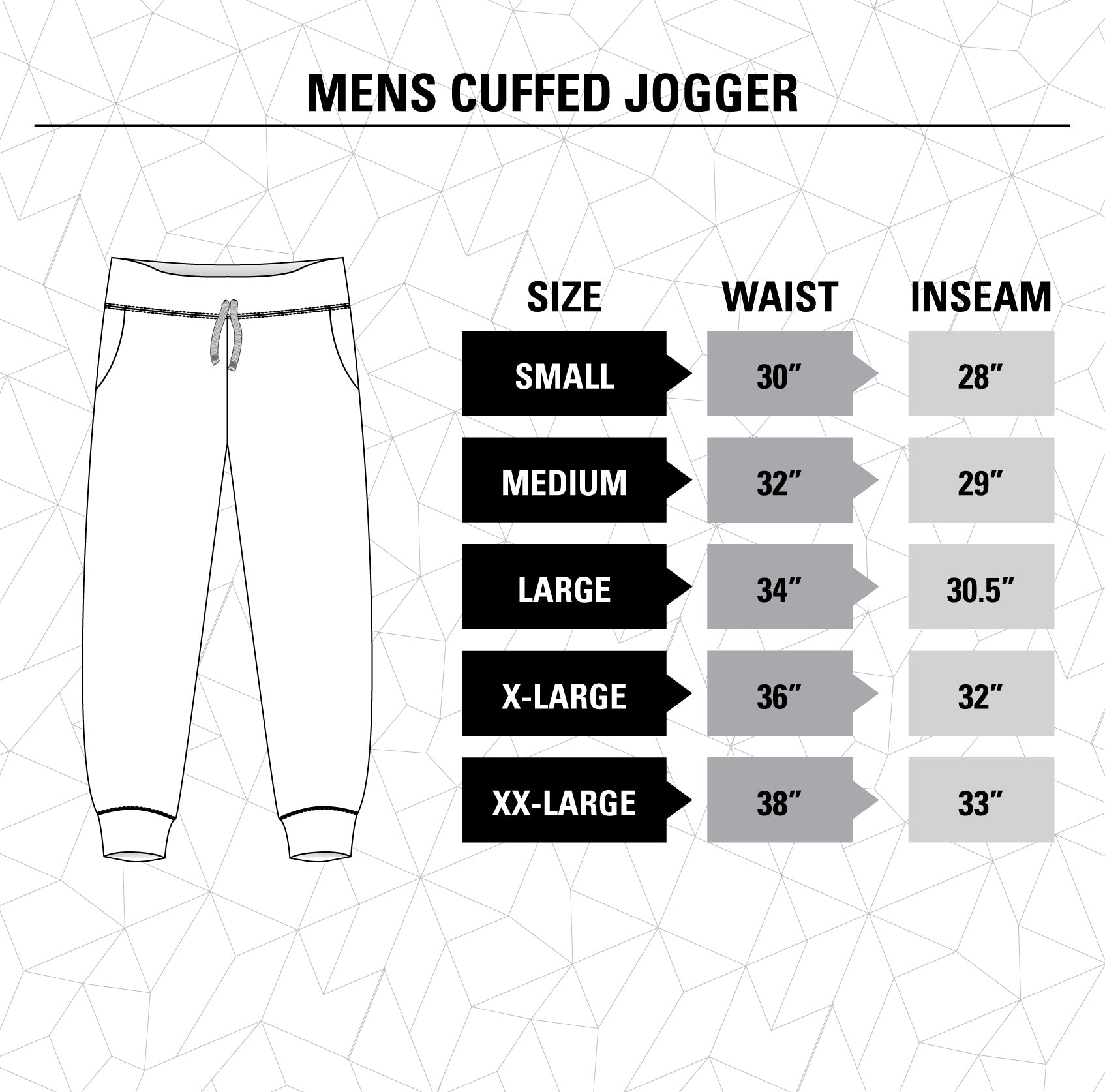 Mens fleece cuffed online joggers