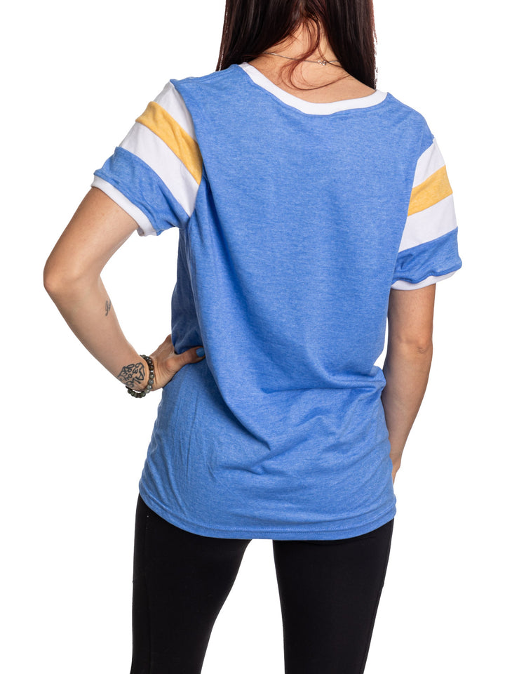 Buffalo Sabres Ladies Loose Fit Varsity Style Retro Lounge T-Shirt