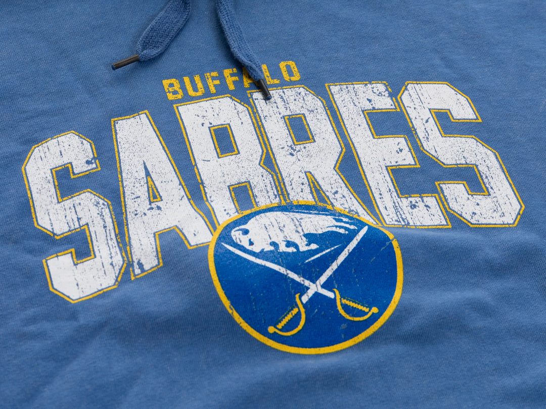 Official NHL licensed Buffalo Sabres Unisex Acid Wash Hoodie