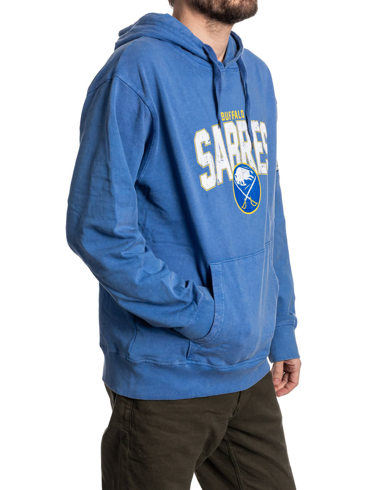 Official NHL licensed Buffalo Sabres Unisex Acid Wash Hoodie