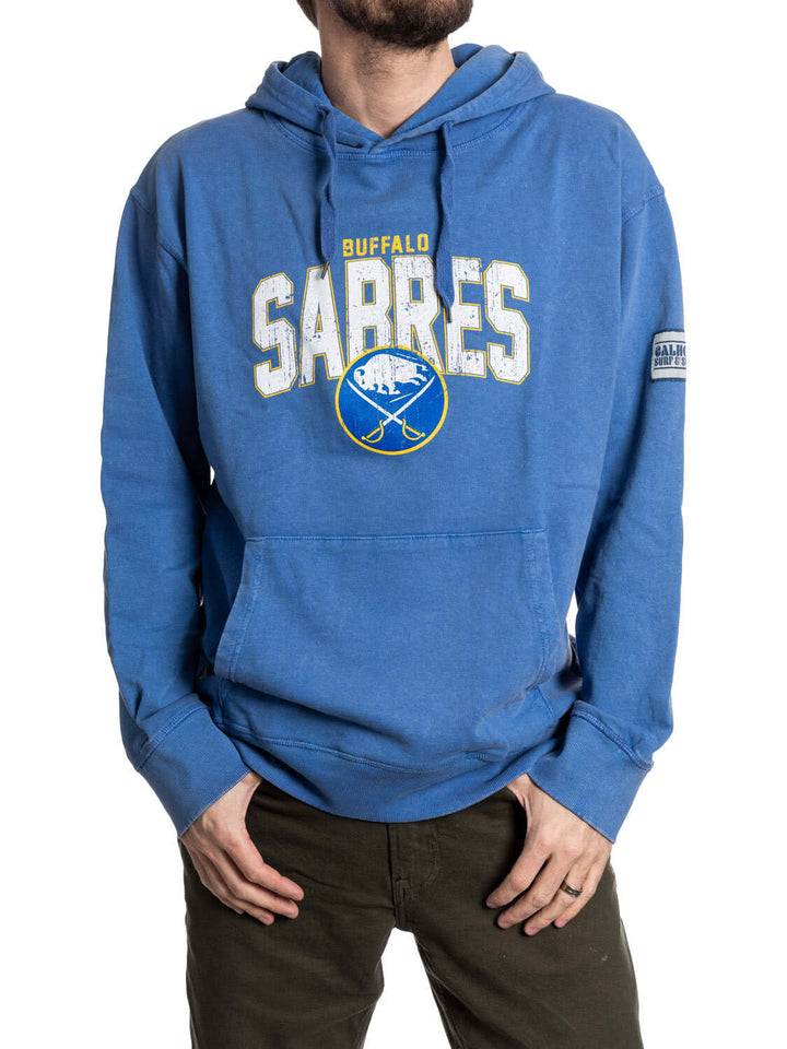 Official NHL licensed Buffalo Sabres Unisex Acid Wash Hoodie