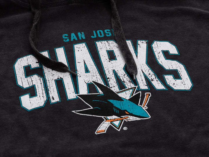 Official NHL licensed San Jose Sharks Unisex Acid Wash Hoodie