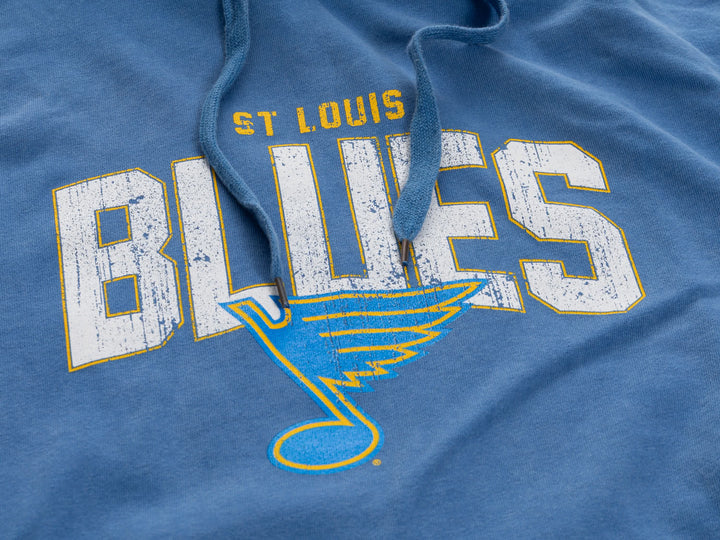 Official NHL licensed St. Louis Blues Unisex Acid Wash Hoodie