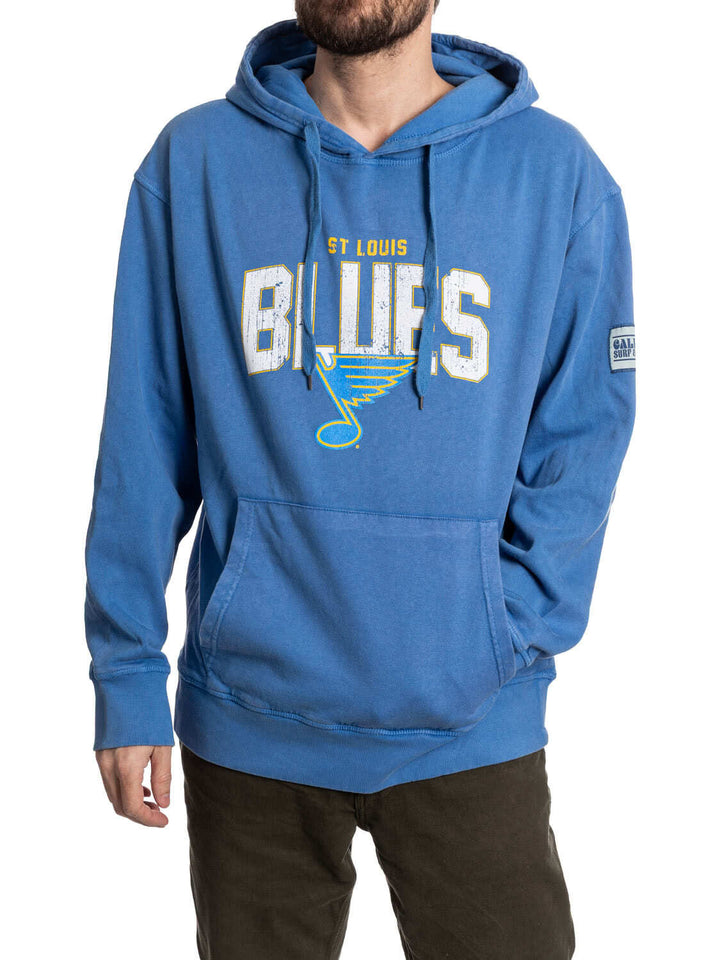 Official NHL licensed St. Louis Blues Unisex Acid Wash Hoodie