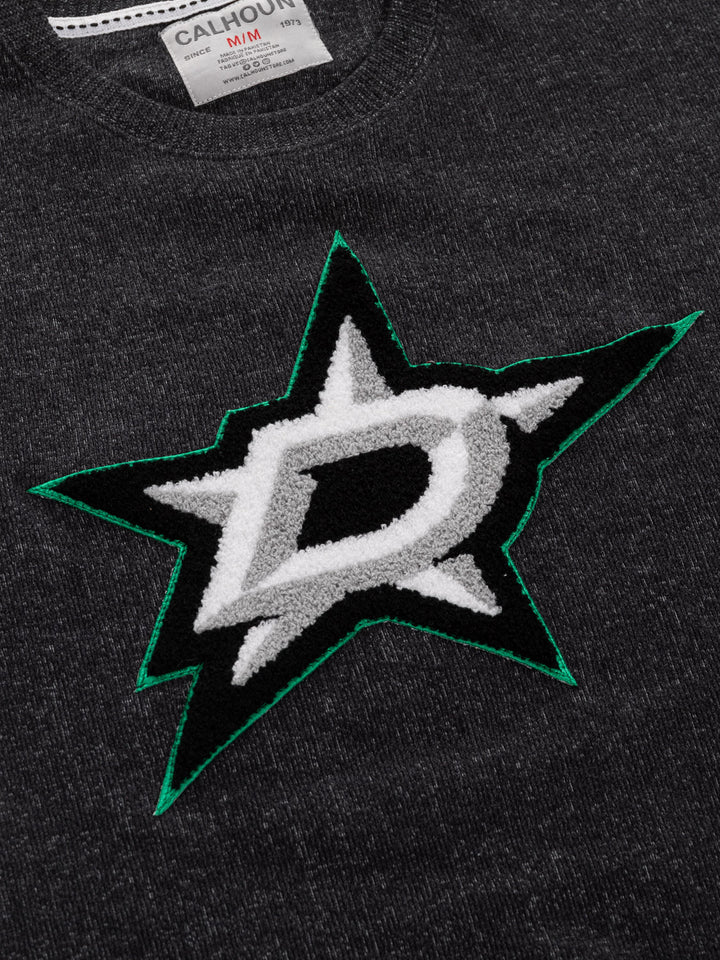 Dallas Stars NHL Unisex Cabin Crew Neck Sweater with Chenille logo