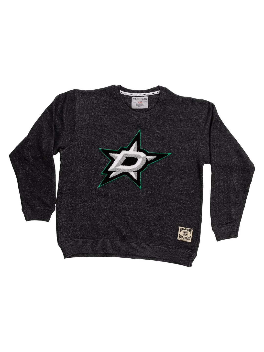 Dallas Stars NHL Unisex Cabin Crew Neck Sweater with Chenille logo