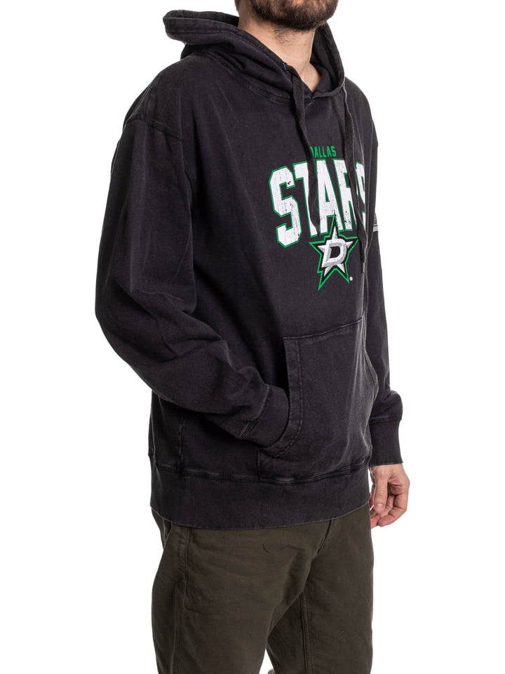 Official NHL licensed Dallas Stars Unisex Acid Wash Hoodie