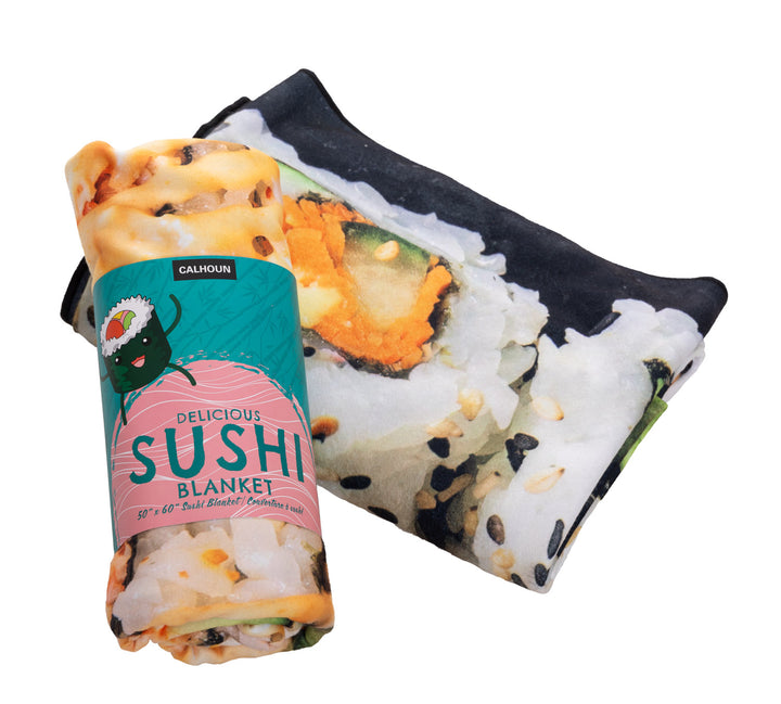 Realistic Sushi Throw - Novelty Blanket