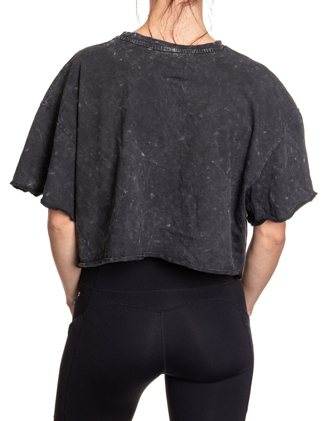 Boston Bruins Acid Wash Crop Top