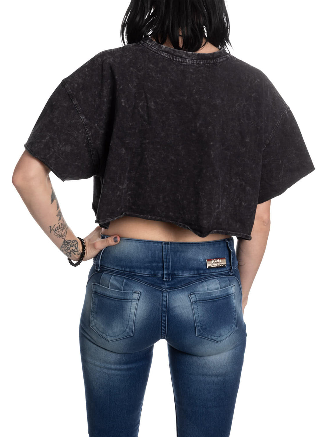 Ottawa Senators Acid Wash Crop Top