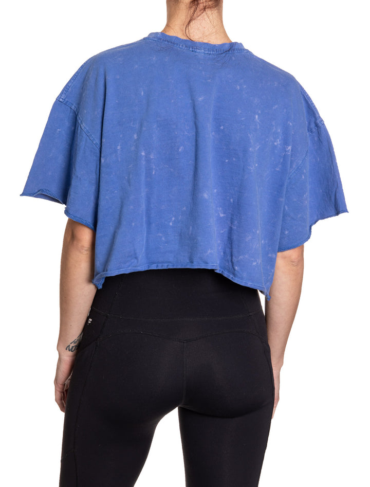 Toronto Maple Leafs Acid Wash Crop Top