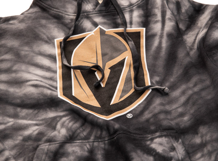 Official NHL licensed Vegas Golden Knights Spiral Tie Dye hoodie