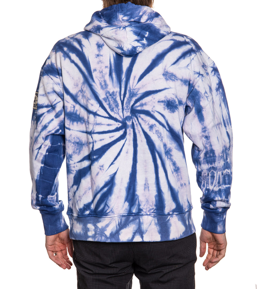 Official NHL licensed Seattle Kraken Spiral Tie Dye hoodie