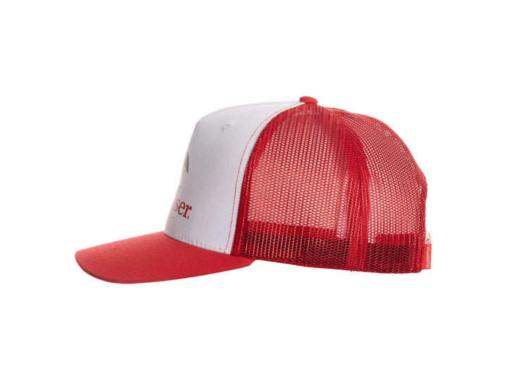 Budweiser Print Patch Logo Slight Curve Hat