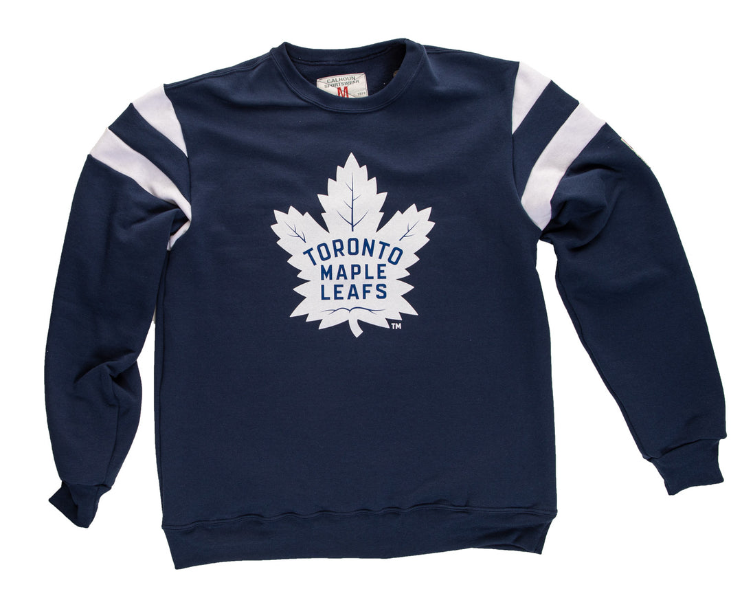 Toronto Maple Leafs Men's Varsity Retro Style Pullover Sweatshirt