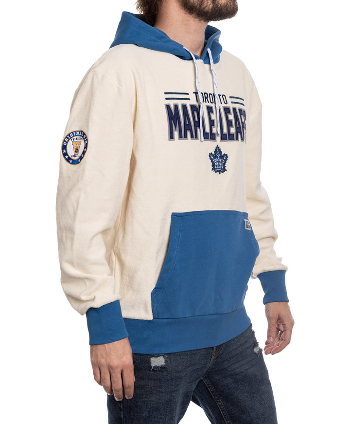 Toronto Maple Leaf's NHL Unisex Reverse Terry Retro Premium Hoodie