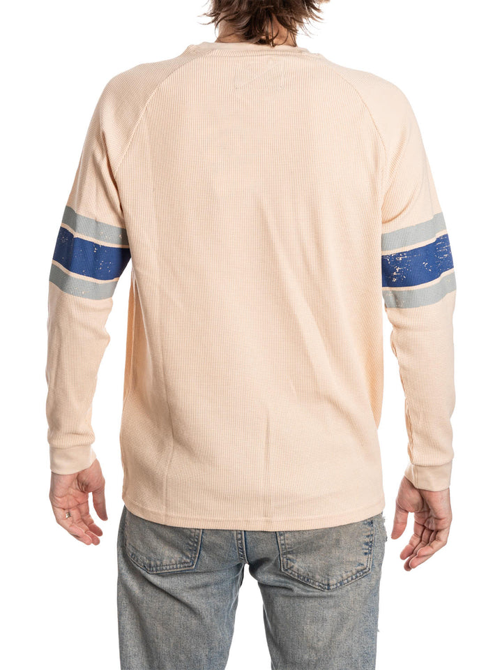 Official Licensed NHL Toronto Maple Leafs Long Sleeve Waffle Crewneck