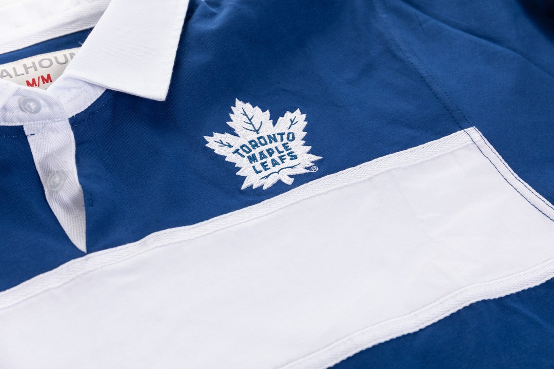 Official NHL Licensed Toronto Maple Leafs Rugby Shirt --PreSale