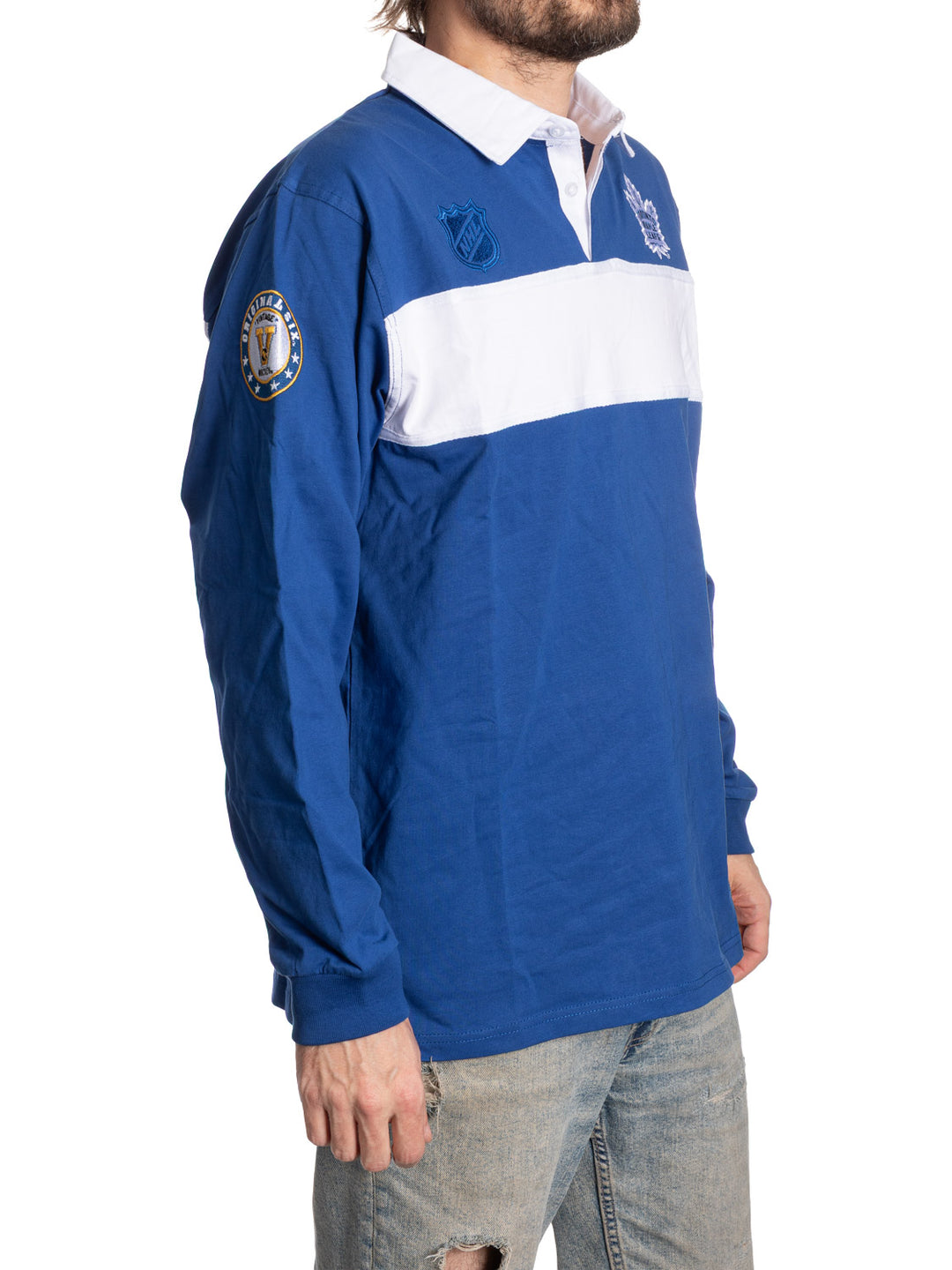 Official NHL Licensed Toronto Maple Leafs Rugby Shirt --PreSale