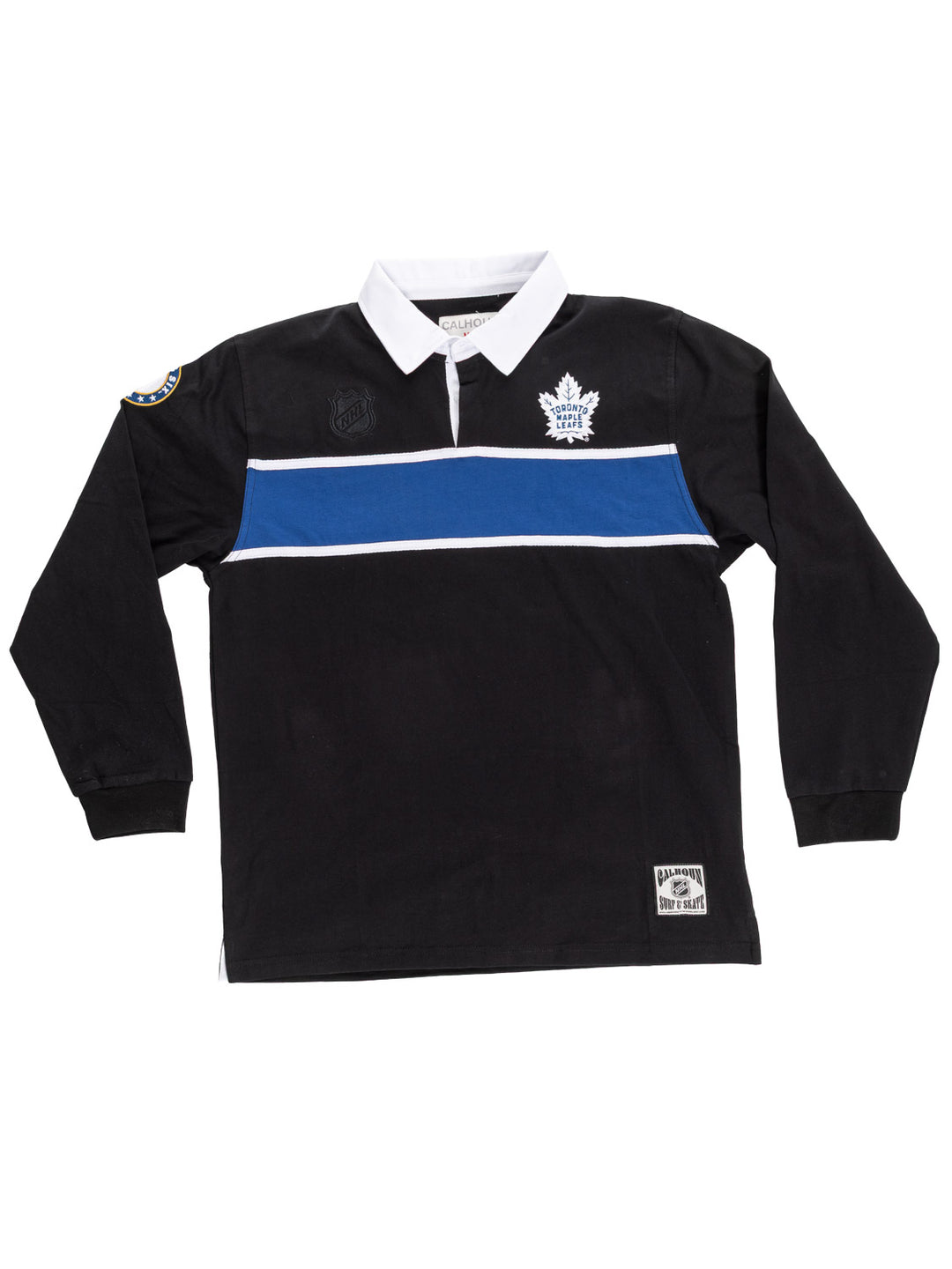 Official NHL Licensed Toronto Maple Leafs Rugby Shirt Blackout Edition--PreSale