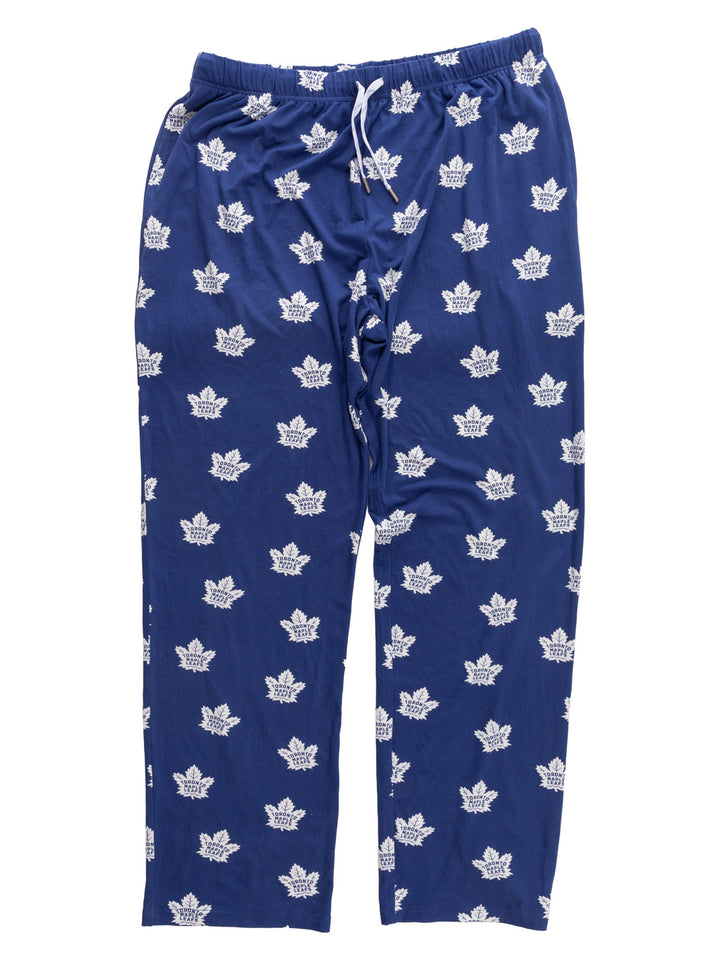 Official NHL Licensed Scatter Print Toronto Maple Leafs Lounge Pants