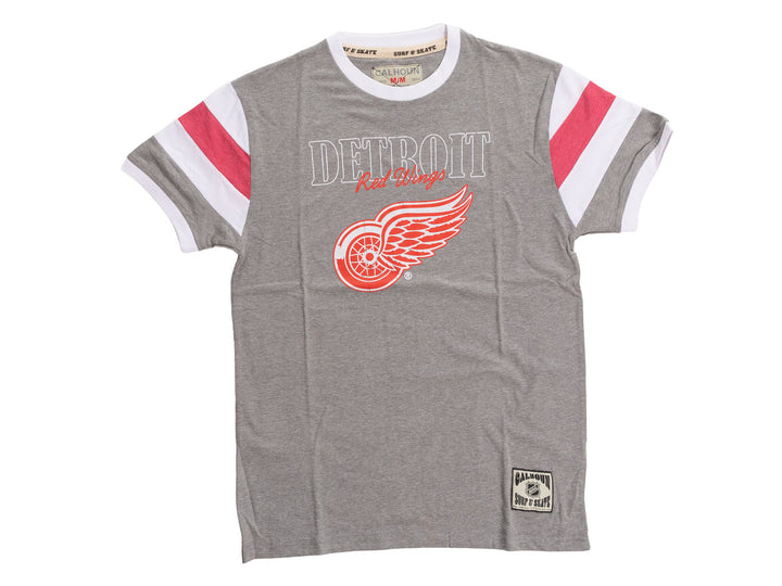 Detroit Red Wings Shoulder Stripe vintage varsity T-Shirt