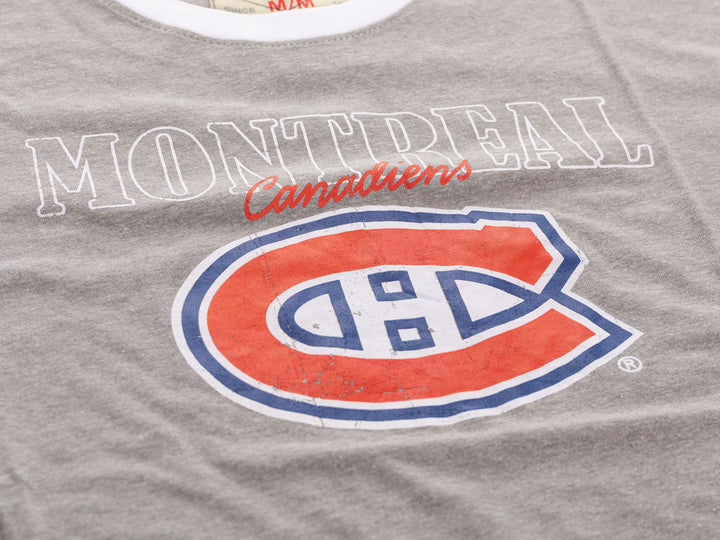 Montreal Canadiens Shoulder Stripe vintage varsity T-Shirt