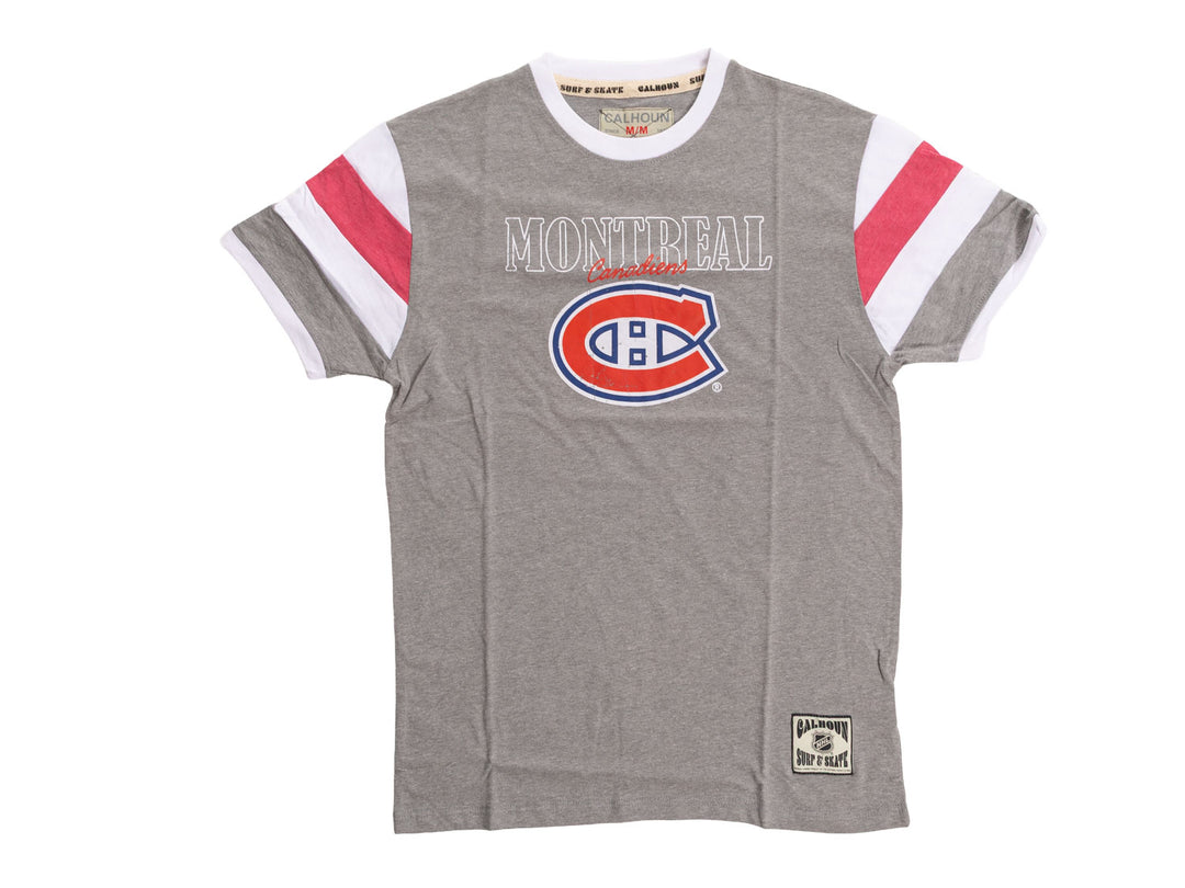 Montreal Canadiens Shoulder Stripe vintage varsity T-Shirt
