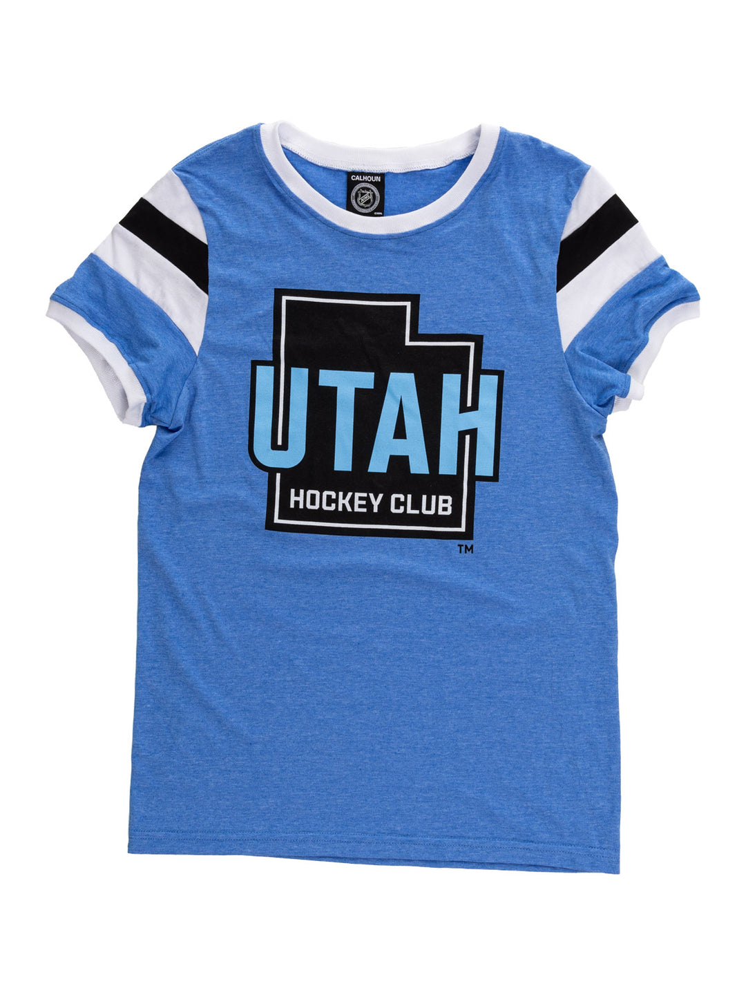 Official NHL Utah Hockey Club Ladies' Relaxed Fit Varsity Style Retro Tshirt