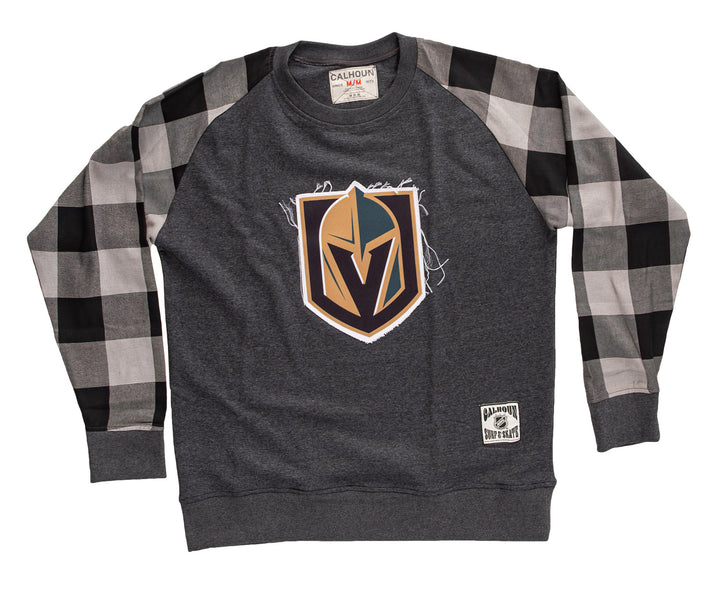 Licensed NHL Vegas Golden Knights Buffalo Plaid sweatshirt