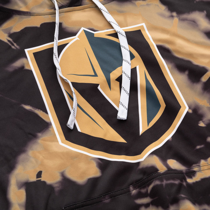 Official NHL licensed Vegas Golden Knights Tie Dye Sublimation Hoodie