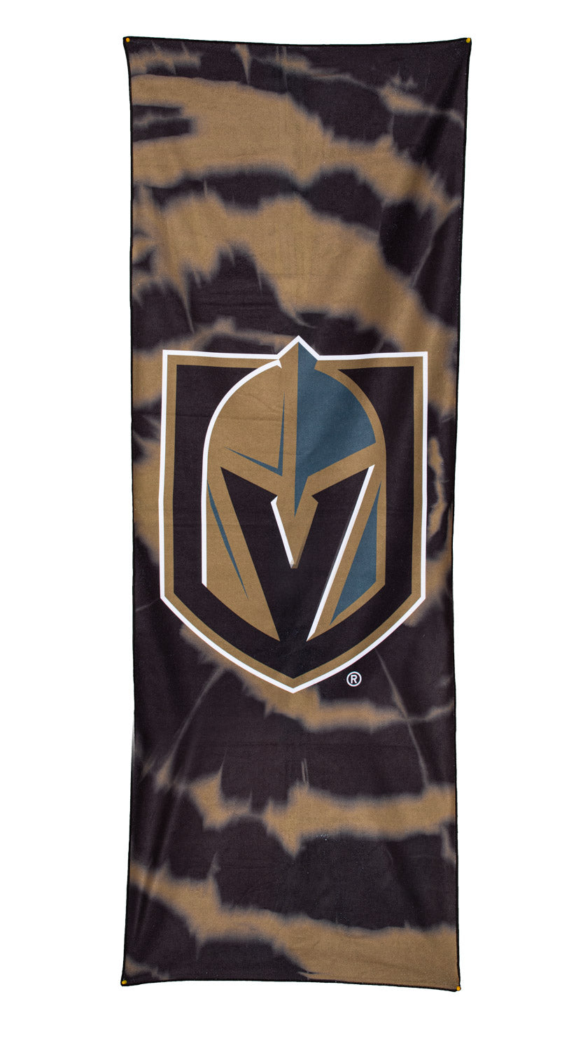 Vegas Golden Knights Tie Dye effect Beach Towel (84" by 30")