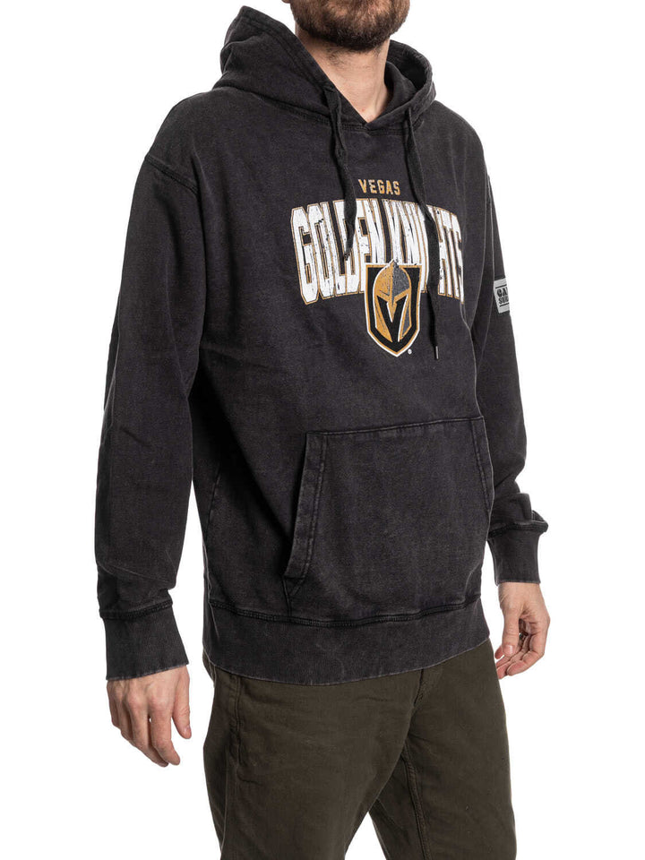 Official NHL licensed Vegas Golden Knights Unisex Acid Wash Hoodie