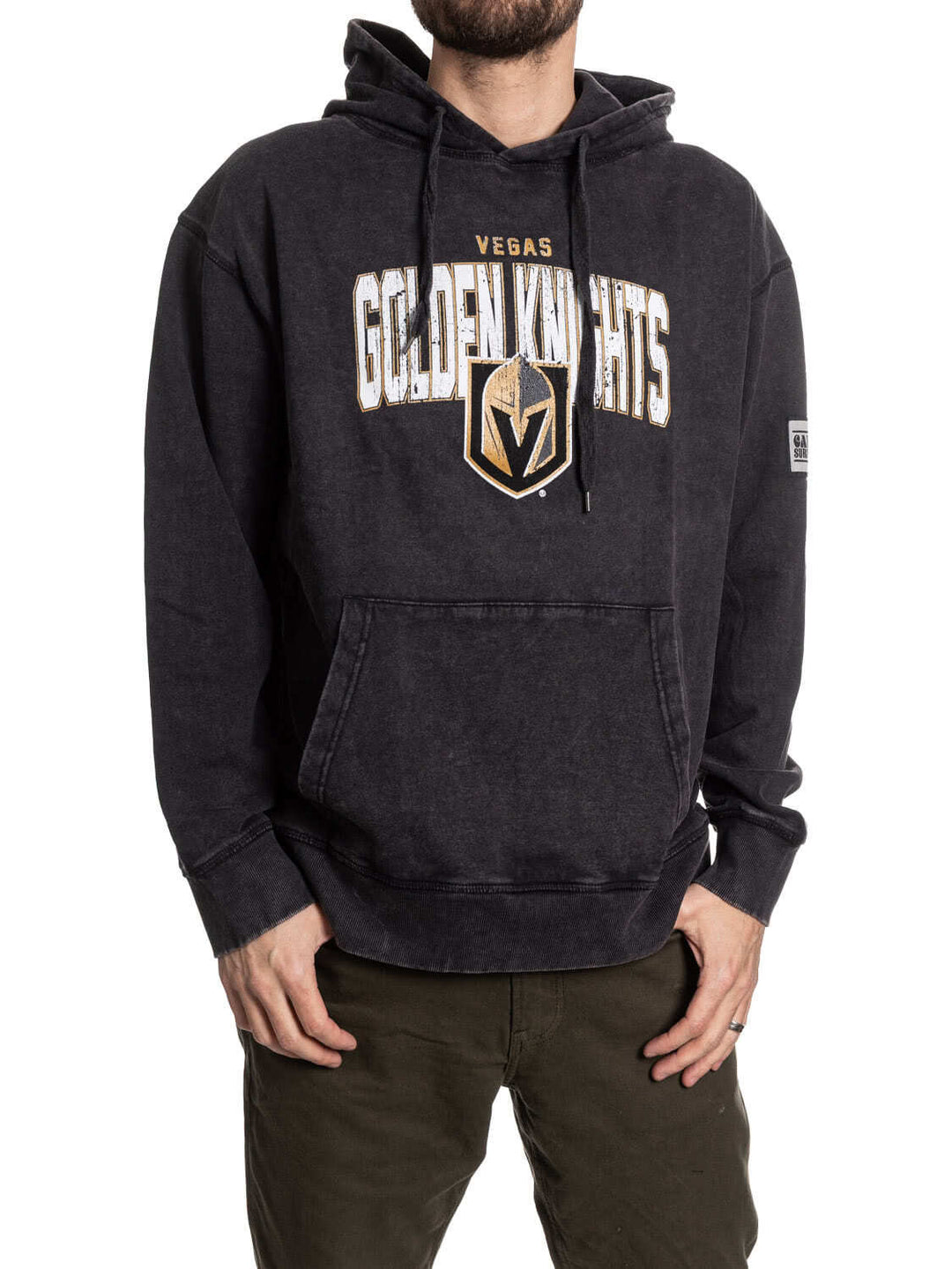 Official NHL licensed Vegas Golden Knights Unisex Acid Wash Hoodie