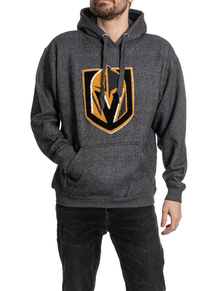 NHL Vegas Golden Knights Unisex Nantucket Hoodie with Chenille Logo Crest