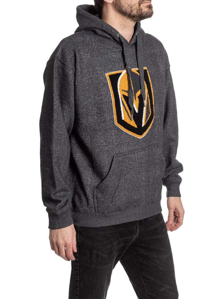 NHL Vegas Golden Knights Unisex Nantucket Hoodie with Chenille Logo Crest