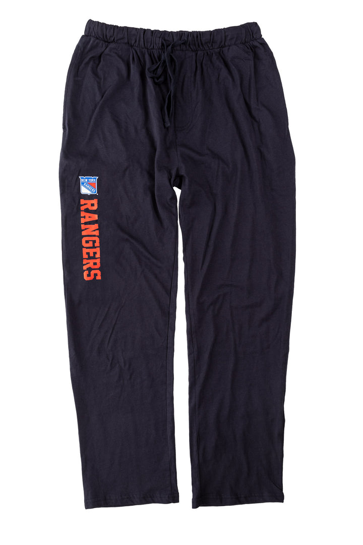 New York Rangers Men's Cotton Jersey Pants