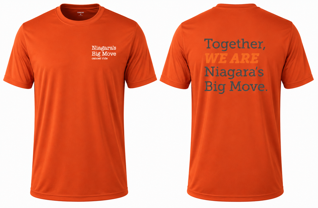 Niagara's Big Move Cancer Ride 'Together We Are Niagara's Big Move' Performance T-Shirt