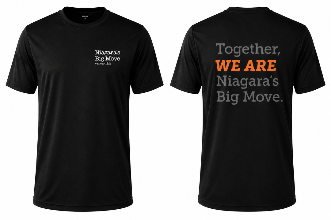 Niagara's Big Move Cancer Ride 'Together We Are Niagara's Big Move' Performance T-Shirt