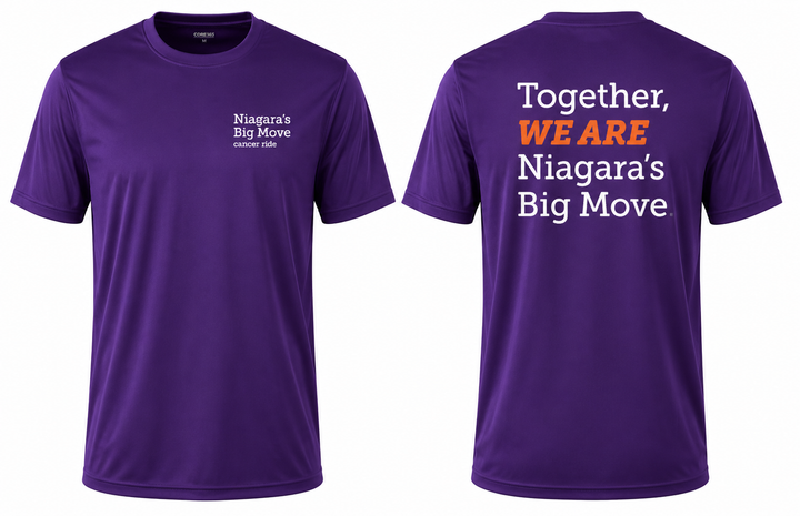 Niagara's Big Move Cancer Ride 'Together We Are Niagara's Big Move' Performance T-Shirt