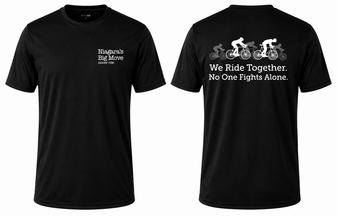 Niagara's Big Move Cancer Ride 'We Ride Together' Performance T-Shirt