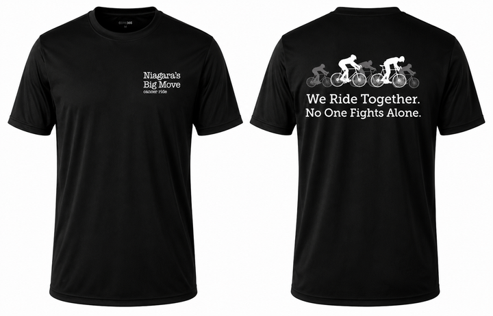 Niagara's Big Move Cancer Ride 'We Ride Together' Performance T-Shirt