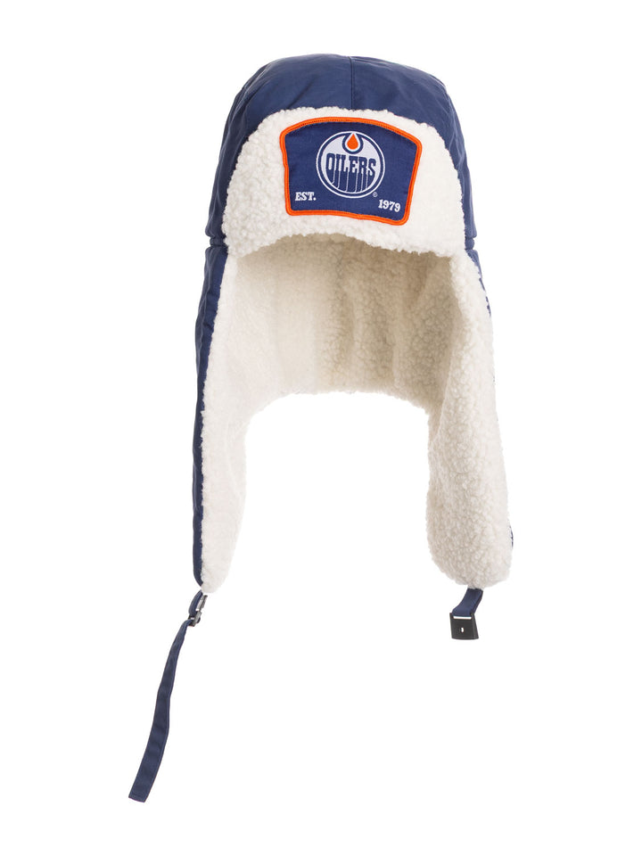 Official Licensed NHL Edmonton Oilers Trapper Hat